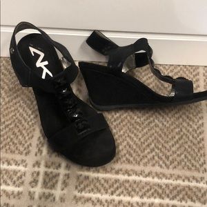 Black Anne Klein sport wedges size 7